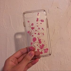 iPhone 7 Clear Floral Speck case
